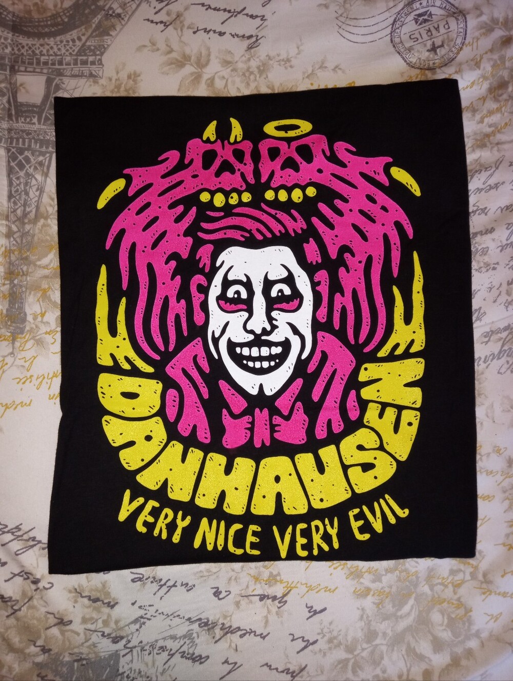 AEW Crate Exclusive Danhousen Very Nice Very Evil Graphic Tee — Men's Large
